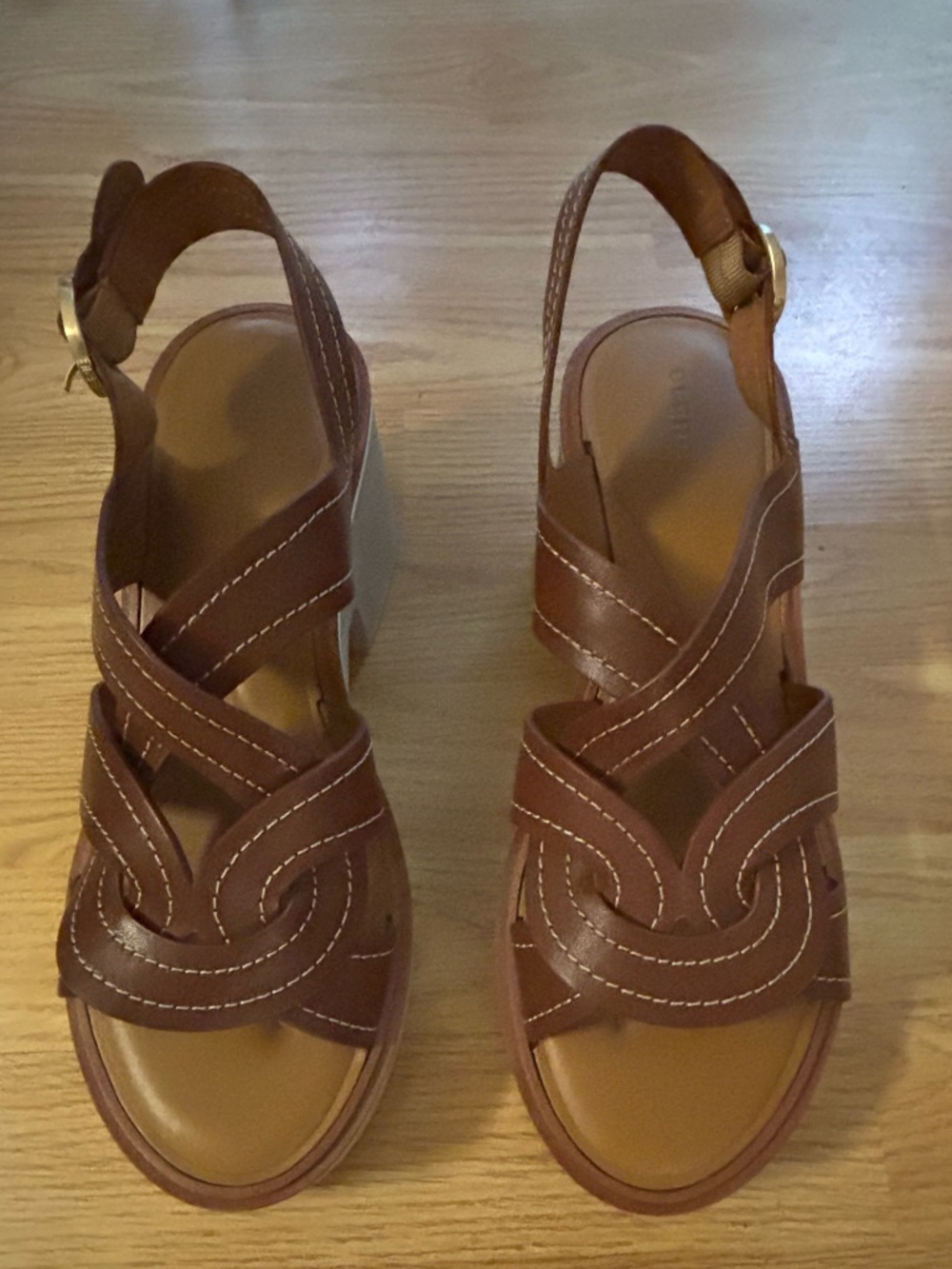 Clergerie Calixa Platform Sandals Size 10.5